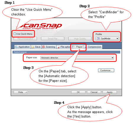 cardminder v5.3 app