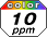Color 10 ppm