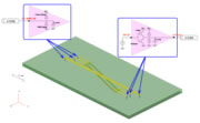 Circuit simulator combined analysis using an IBIS model