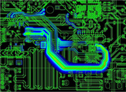 Example of implementing parallel computation of electric field intensity using a printed circuit board model