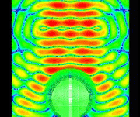 Multilayer sphere irradiated by electromagnetic waves