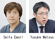 Picture: Left) Seita Emori, Right) Yusuke Matsuo