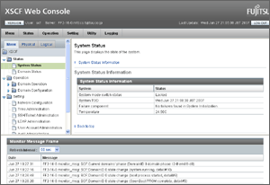 Picture: XSCF Web Console Monitor