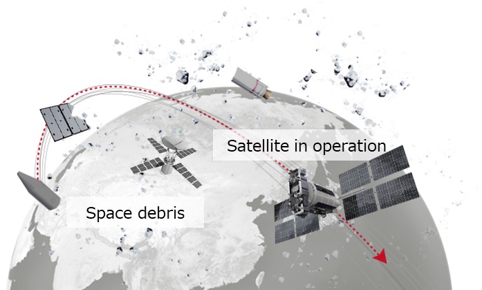 Figure 2: Space debris image