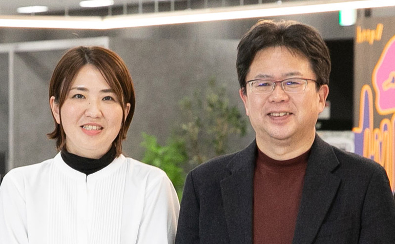 Toshio Ima and Yuki Yanagi