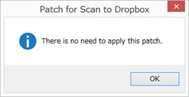 Patch for Scan to Dropbox