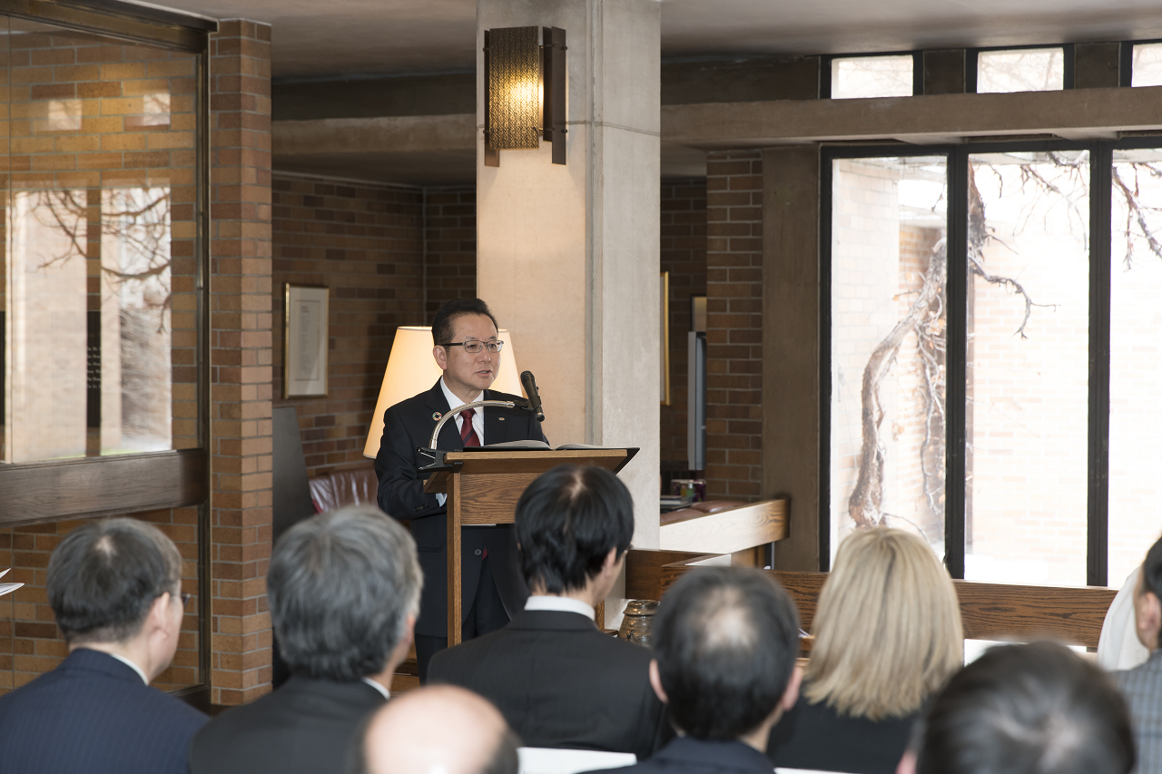 President Tanaka’s speech