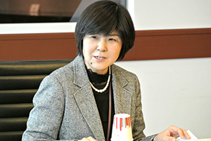 Picture: Noriko Shiono, Vice President , Diversity Promotion Office