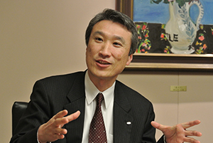 Picture: Hiroyasu Takeda, Corporate Vice President and Head of Purchasing Unit