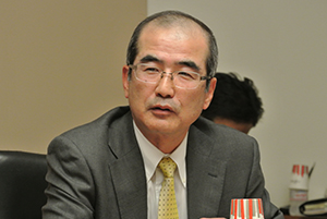 Picture: Yoshiki Kondo, Corporate Vice President and President, Business Management Operations Group