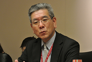 Picture: Akio Uekuri, Head of Corporate Affairs & Human Resources Unit