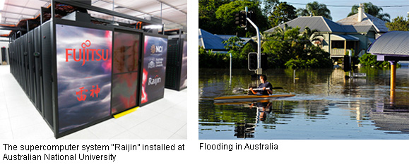 Flood Disaster Mitigation using Meteorological Simulations (Australia)