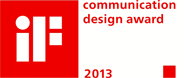 Image: "iF communication design award 2013" logo mark
