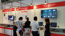 The Fujitsu booth