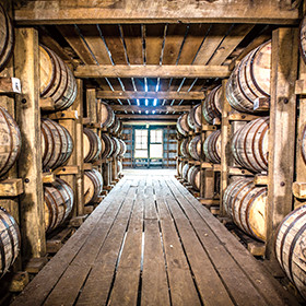 Reducing potential risk of error by tracking production of barrels of bourbon