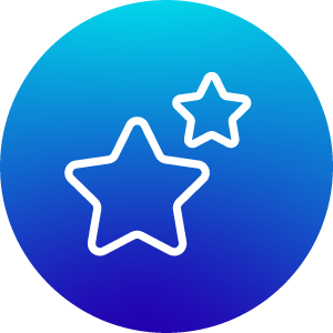 icon bluebackground stars