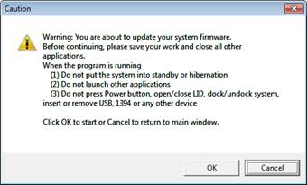 FUJITSU Battery Control Update Tool