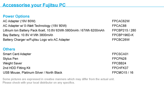 Specifications