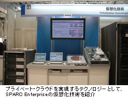 プライベート・クラウドを実現するテクノロジーとして、SPARC Enterpriseの仮想化技術を紹介