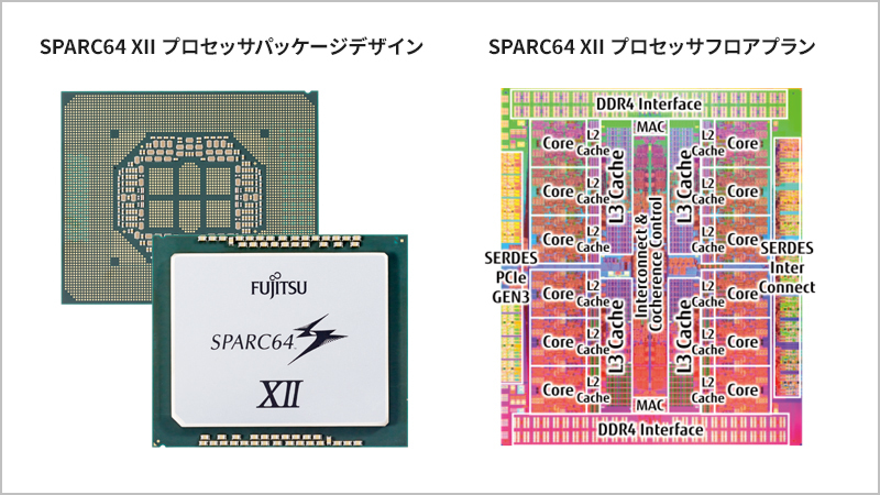図1：SPARC64 XII プロセッサ