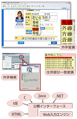 Web入力機能 Web入力機能