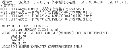 表示例 表示例