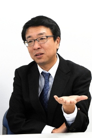 オカムラメイト 代表取締役 池田英治氏の写真