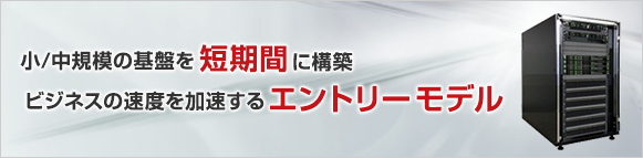 小中規模の基盤を短期間に構築 ビジネスの速度を加速するエントリーモデル 小中規模の基盤を短期間に構築 ビジネスの速度を加速するエントリーモデル
