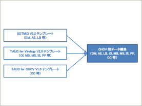 発表資料「メタデータ管理システムにおけるTherapeutic Area Data Standardsの実装方法 ～TAUG for Chronic Hepatitis C Virus Infection V1.0 (Provisional)～」のイメージ画像