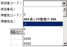 テスト時入力支援画面例 テスト時入力支援画面例