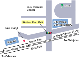 map to Atsugi office map to Atsugi office