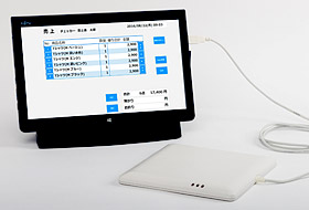 タブレットPOSとの接続例 タブレットPOSとの接続例