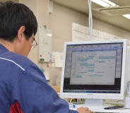生産管理システムの画面の写真