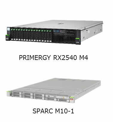 PRIMERGY RX2540 M4,SPARC M10-1