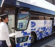 両備ホールディングス株式会社様が運行するバスの写真