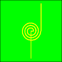 図1 円形スパイラルインダクタと近傍電磁界