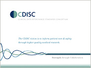 発表資料「CDISC Japan Interchange」の表紙画像