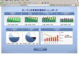 Xcelsius による表示例 Xcelsius による表示例