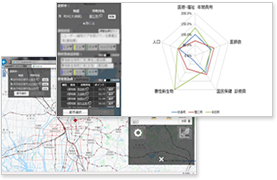 地域特性の見える化ツール「EvaCva」 イメージ図