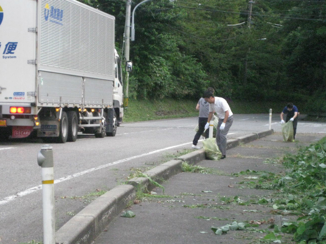 通勤路清掃