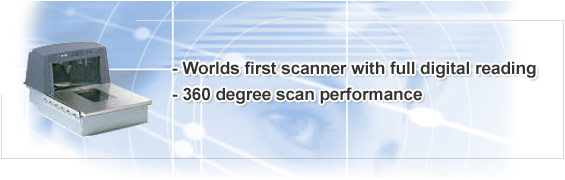 -Worlds first scanner with full digital reading. -360 degree scan performance