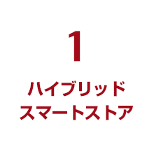 1.ハイブリッドスマートストア