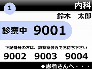 色弱者（P型）の見え方（小型表示盤の場合）