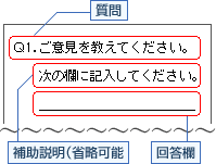 自由設問設定例の画像