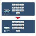 テンキースクランブル表示のイメージ