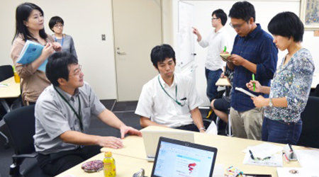 東京農工大学でのディスカッションの様子