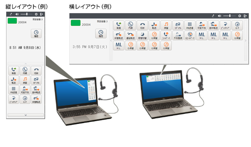ソフトウェアPBX用の「SP-station PC2」、クラウドトーク EX 用の「SP-station PC」