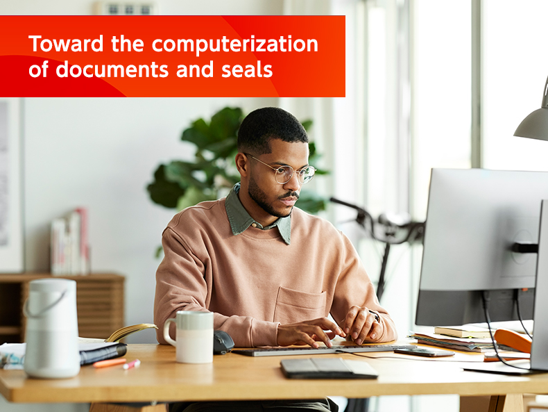 Toward the computerization of documents and seals