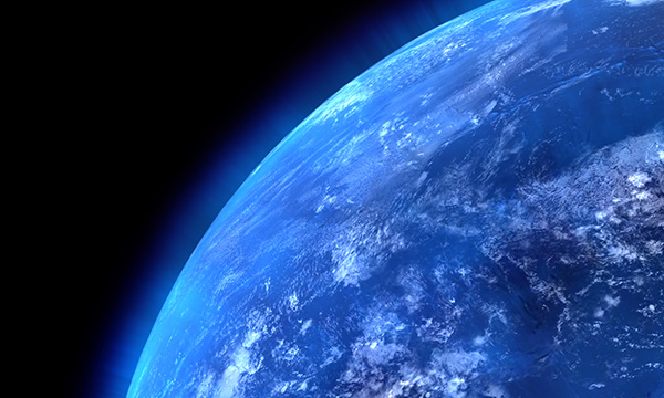低軌道衛星(LEO)から見た地球