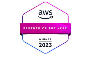 AWS Partner of the year 2023 受賞ロゴ